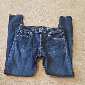 AG Adriano Goldschmied Women's Skinny Jeans - Dark Blue